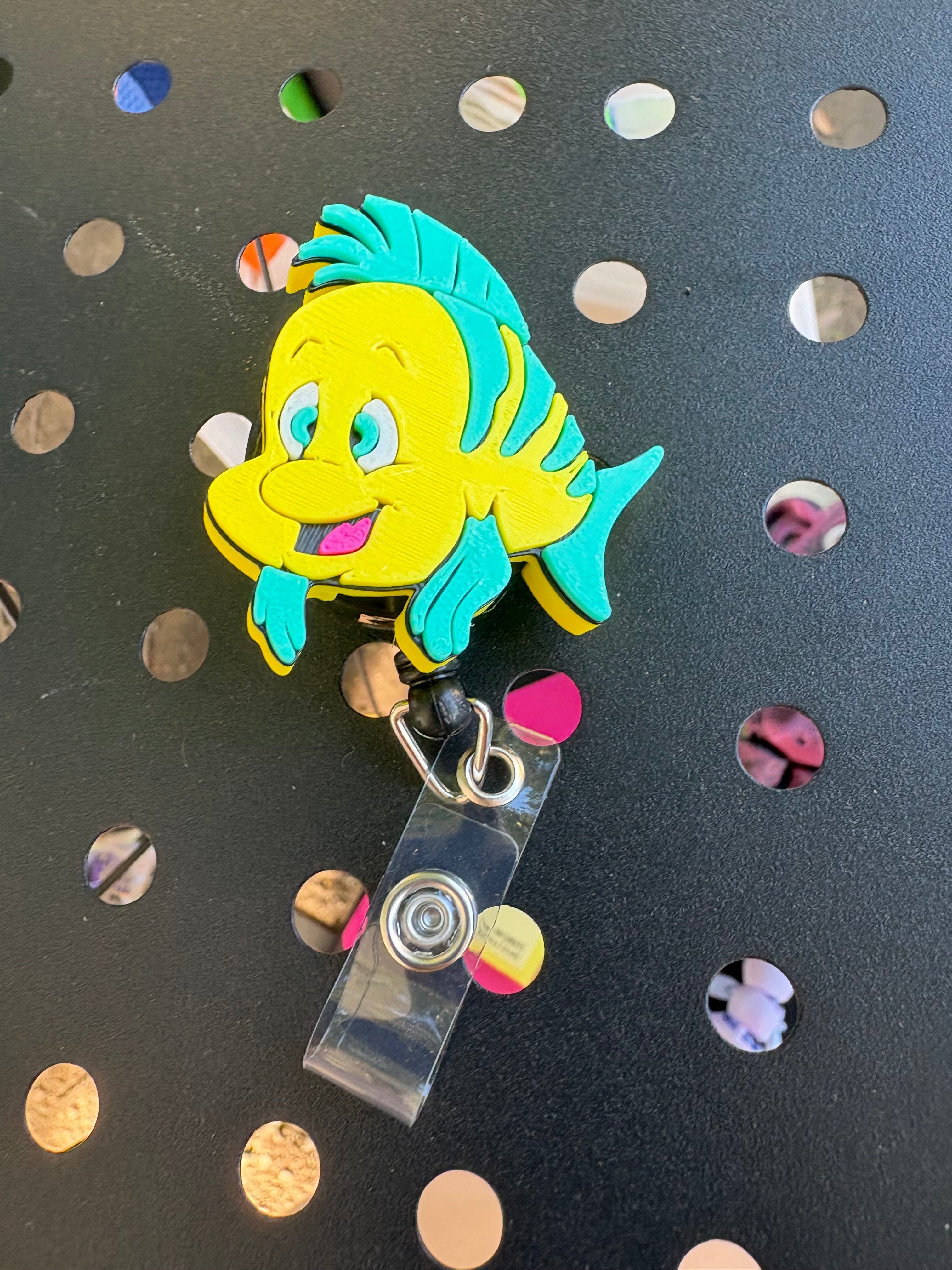 Flounder Badge Reel