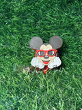 Mickey Glasses Badge Reel
