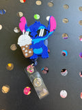 Stitch Coffee Badge Reel