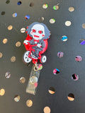 Saw Badge Reel