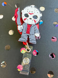 Jason Red & Grey Badge Reel
