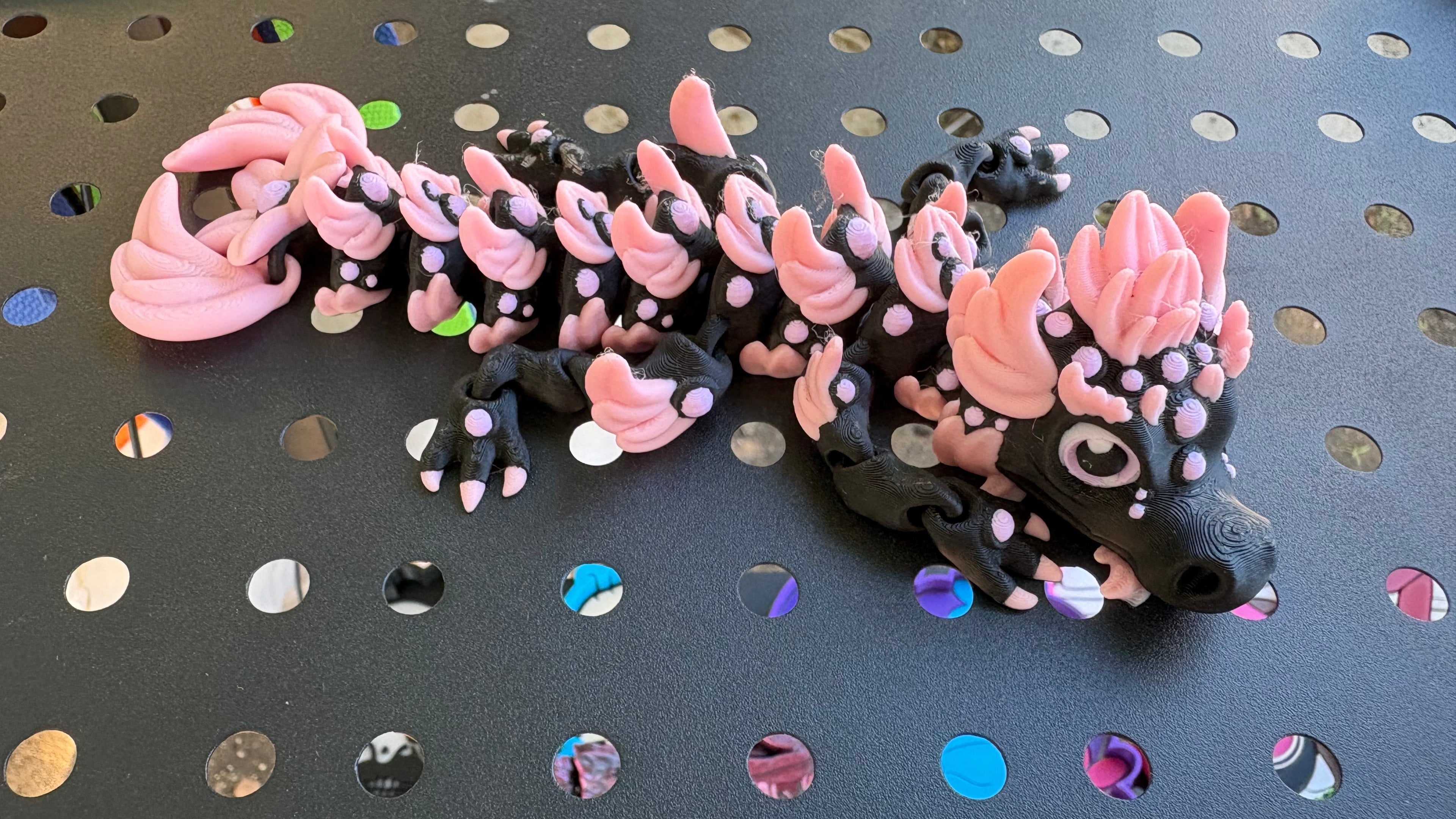Pink & Black Dragon