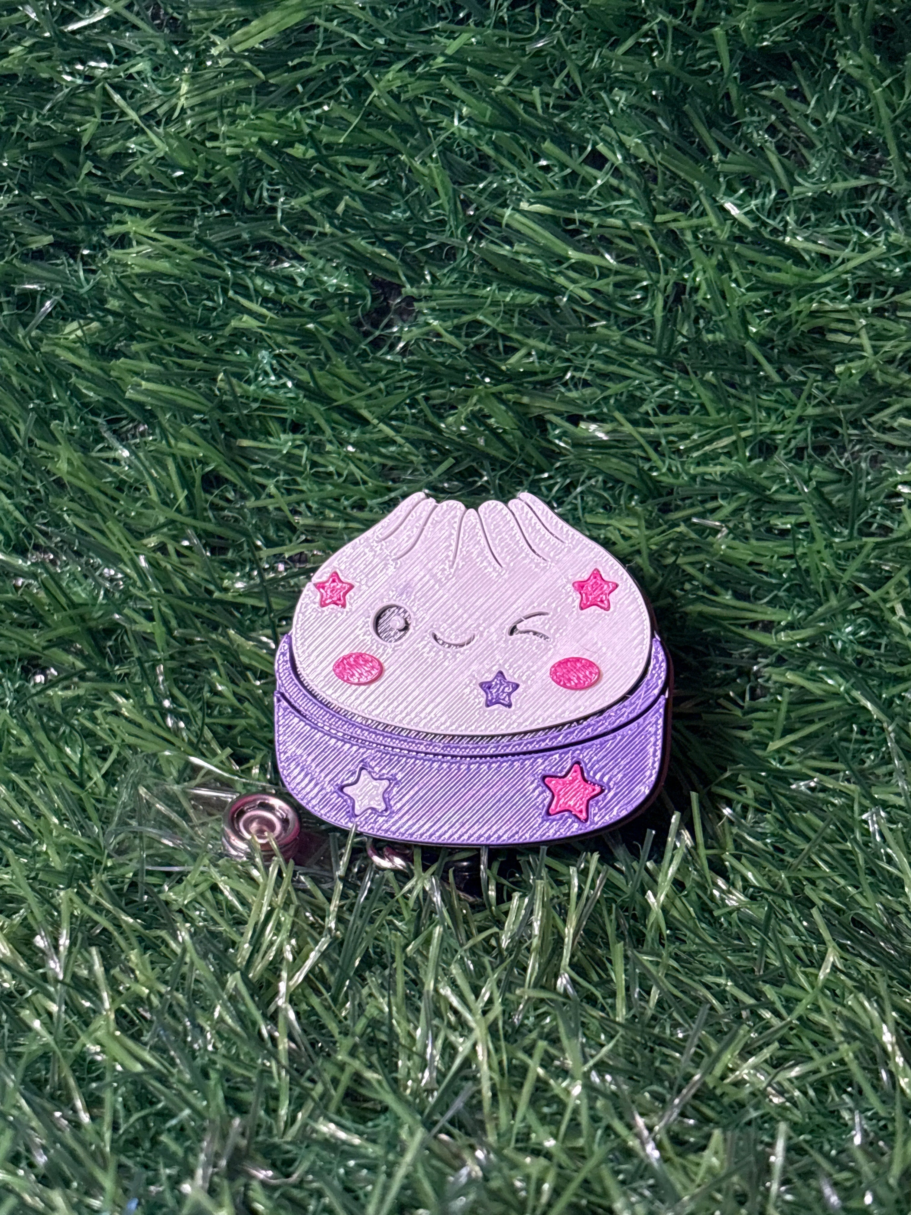 Dumpling Badge Reel