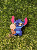 Stitch Coffee Badge Reel