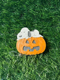 Snoopy Pumpkin Badge Reel