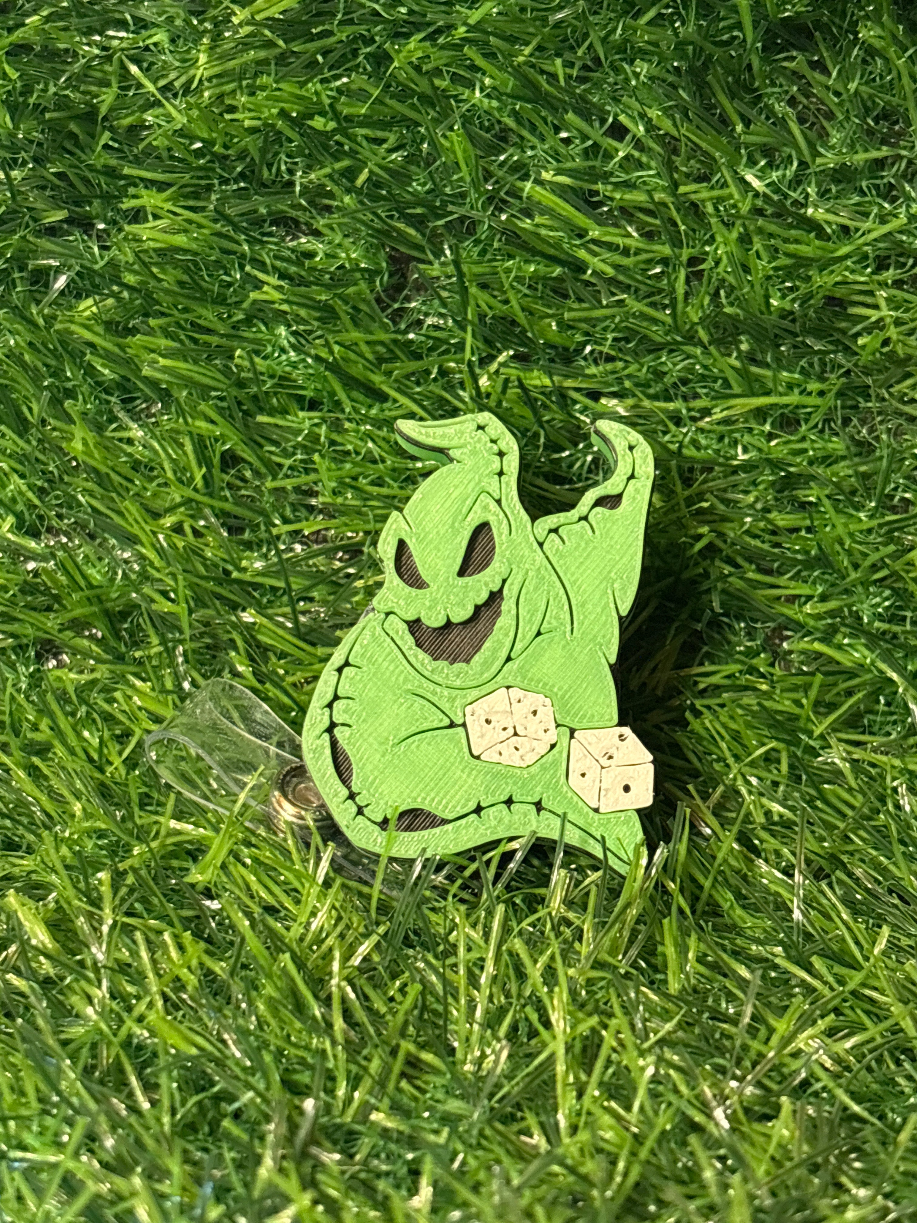 Oogie boogie badge reel
