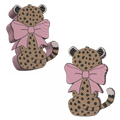 Cheetah Bow ( Pink & Red )