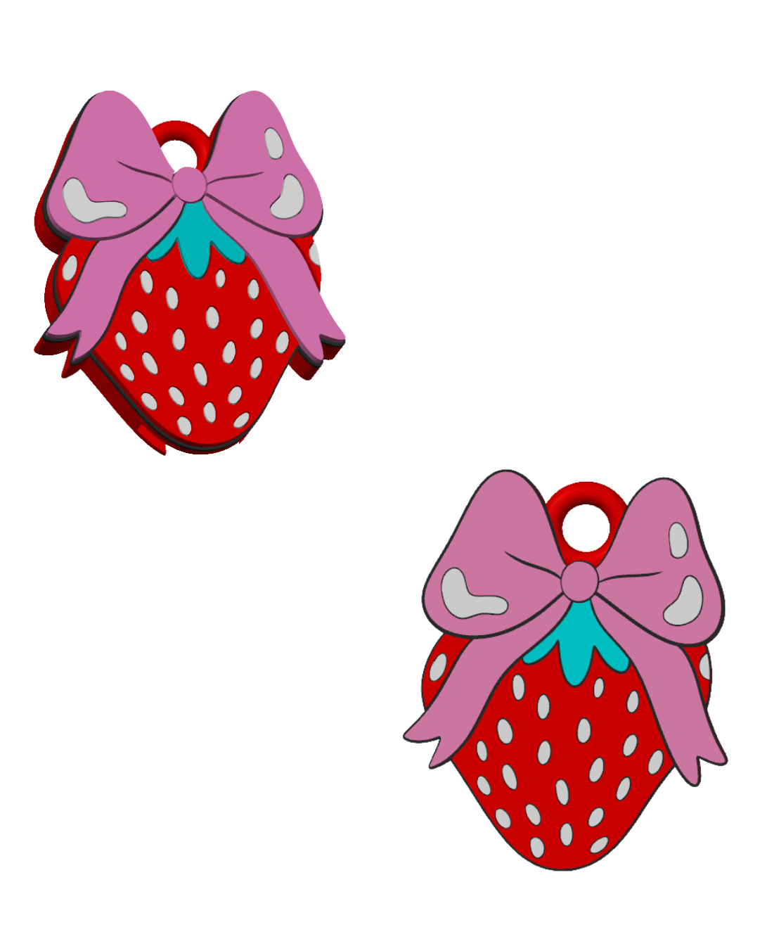 Strawberry Bow