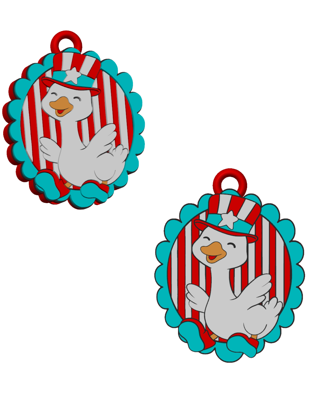 Patriotic Goose